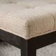Furniture of America® Nerissa Antique Black/Beige Bench-1