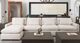 Diamond Sofa® Arcadia 3-Piece Cream Reversible Chaise Sectional Set-1