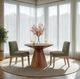 Dovetail Furniture Carrera Medium Brown Dining Table-1