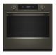 KitchenAid® 30" Black Ore Smart Single Electric Wall Oven with Assisted Cook Cycles-0