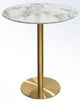 Diamond Sofa® Stella Gold/White 36" Round Bar Height Table-0