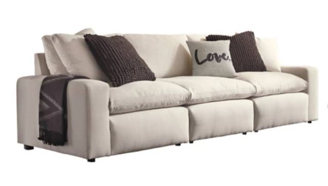 Signature Design by Ashley® Savesto 2-Piece Ivory Living Room Set-1