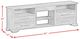 Elements International Park Ridge Charcoal 82'' TV Console without Fireplace Insert-2