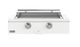 Caliber™ Rockwell Social 42" Matte White Built-In Natural Gas Outdoor Griddle with Polished Chrome Hardware-0
