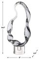 Uttermost® Luminous Twist Smoked Glass Sculpture-2