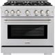 ZLINE Select 36" Stainless Steel Pro Style Dual Fuel Range-0