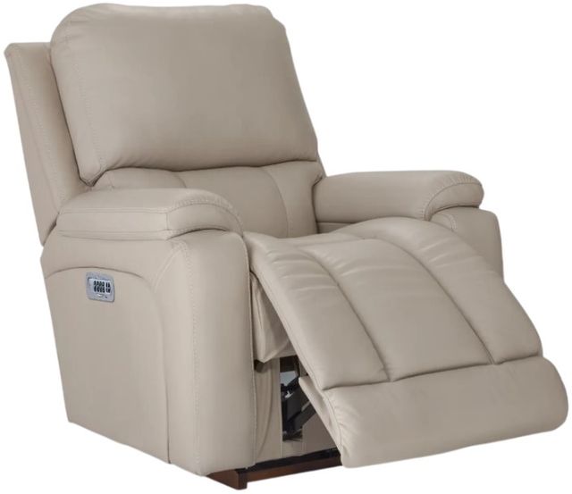 La-Z-Boy® Greyson Ice Leather Power Wall Recliner with Headrest and Lumbar-1