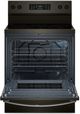 Whirlpool® 30" Black Stainless Steel Freestanding Electric Range with Air Cooking Technology-3