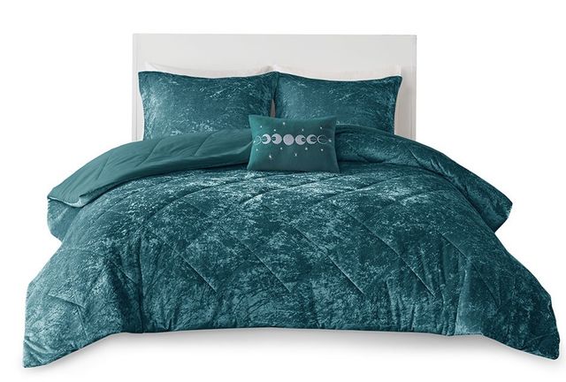 Olliix by Intelligent Design Felicia Teal Twin/Twin XL Comforter Set-0