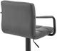 Armen Living Laurant Gray Adjustable Swivel Bar Stool-4