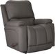 La-Z-Boy® Greyson Blue Grey Leather Manual Rocking Recliner-0