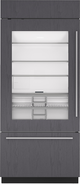 Sub-Zero® Classic Series 36" 20.8 Cu. Ft. Panel Ready Left Hinge Built-In Over and Under Refrigerator/Freezer with Glass Door-0
