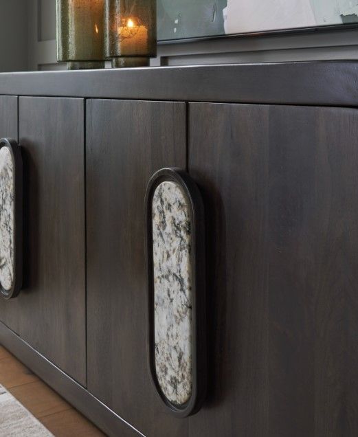 Signature Design by Ashley® Elliston Espresso Brown Accent Cabinet-4