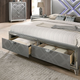 Furniture of America® Emmeline Silver Eastern King Panel Bed-5