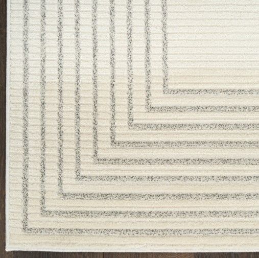 Nourison Home™ Ivory Hues Ivory Gray 5'x7' Style 2 Area Rug-4