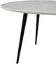 Renwil® Keely White Coffee Table with Matte Black Base-3