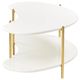 Michael Amini® Sassani Gold/Pearl White Cocktail Table-3