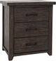 Jofran Inc. Madison County 4-Piece Barnwood Queen Barn Door Bedroom Set-4