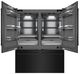 ZLINE 60 in. 32.2 Cu. Ft. Black Stainless Steel Built In French Door Refrigerator with Graphite Gray Interior-1