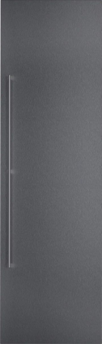 Gaggenau Vario Cooling Expressive Series 24" Dark Brushed Stainless Steel Door Panel Kit with Handle-0