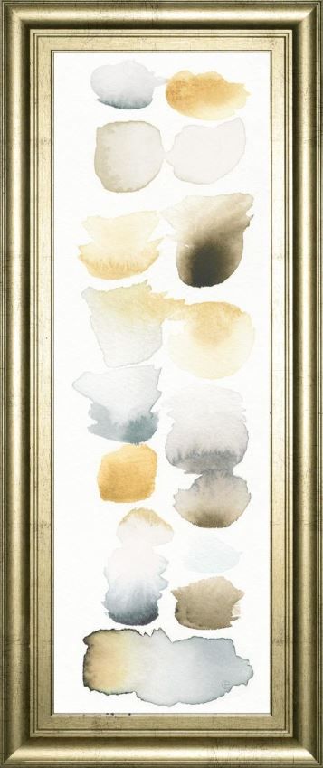 Classy Art Watercolor Swatch Panel Il by Elyse De Neige Framed Print Wall Art-1