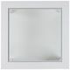 Jofran Inc. Urban Icon Glass Top End Table with White Base-4