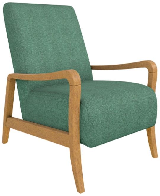 Best® Home Furnishings Customizable Rybe Accent Chair with Honey Birch Legs-0