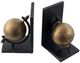 A & B Home Black/Gold Sphere Bookends-2