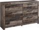 Benchcraft® Derekson 6-Piece Multi Gray King Panel Storage Bed Set-2