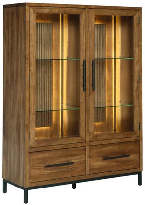 Ashley Steenlage Brown Display Cabinet Ashley Steenlage Brown Display Cabinet