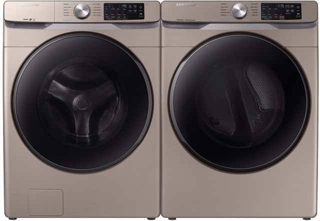 Samsung Champagne Front Load Laundry Pair-0