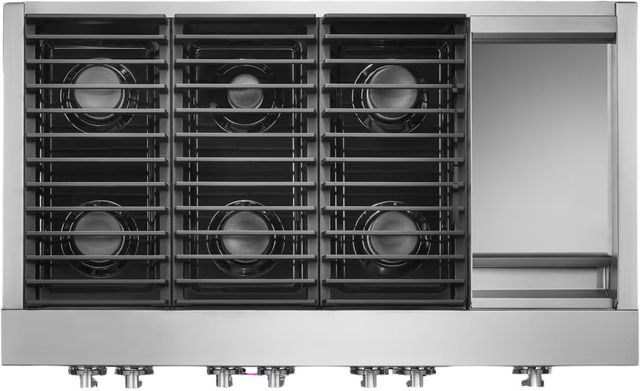 JennAir® Noir™ 48" Stainless Steel Pro Style Natural Gas Range-2