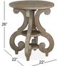 Magnussen Home® Tinley Park Dovetail Gray Accent End Table-2