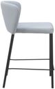 Zuo® Modern Linz Gray Counter Stool-1