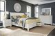 aspenhome® Cambridge White California King Sleigh Storage Bed-2