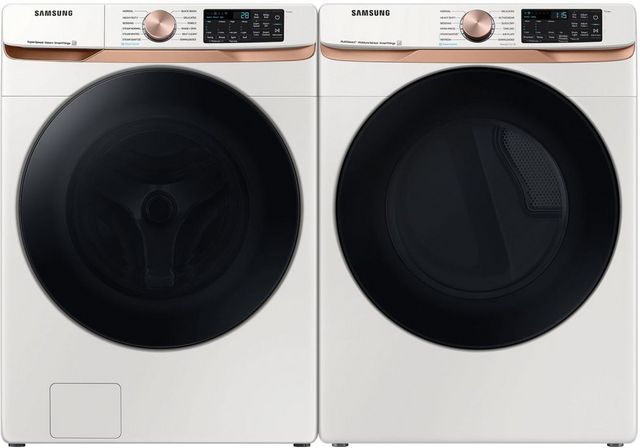 Samsung Ivory Front Load Laundry Pair