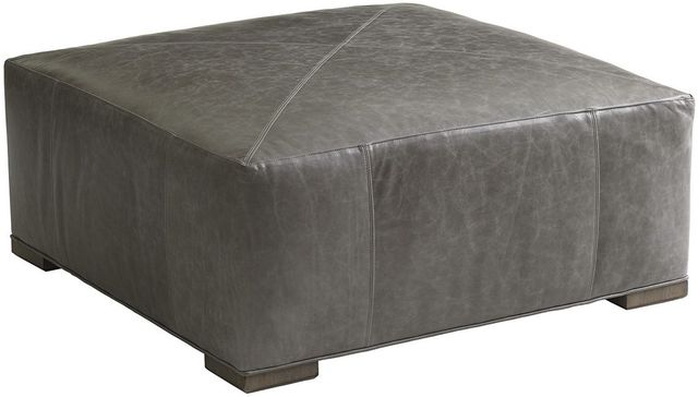 Lexington Home Customizable Shadow Play Melina Leather Cocktail Ottoman-0