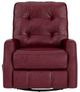 Flexsteel® Customizable Devon 34" Leather Manual Swivel Gliding Recliner-3