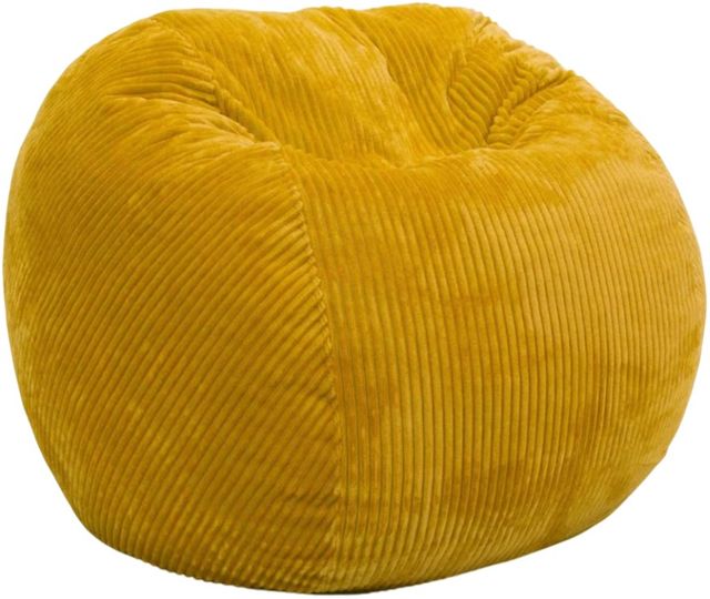 CordaRoy's® Saffron Plush Corduroy Full Bean Bag-0