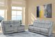 Parker House® Linus Hudson Gray Power Zero Gravity Reclining Loveseat-1