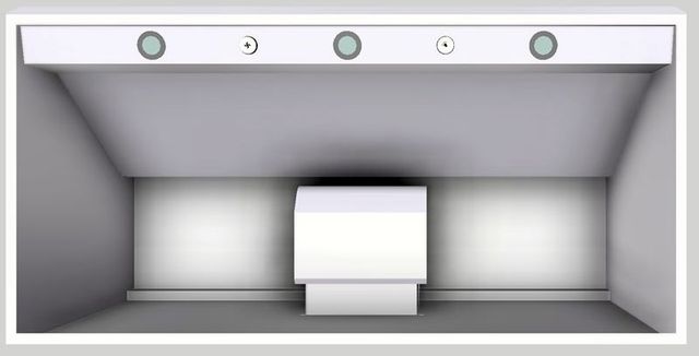 Vent-A-Hood® 48" White Wall Mounted Range Hood-2