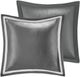 Olliix by Madison Park Silver Queen Odette 8 Piece Jacquard Comforter Set-1