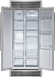 FORNO® Salerno 33" 15.6 Cu. Ft. Fingerprint Resistant Stainless Steel Built In Side-by-Side Refrigerator-2
