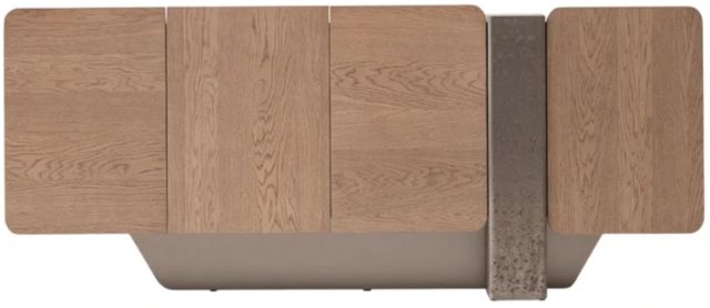 Michael Amini® Bristol Point Saddle Brown Console Table -2