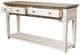 Riverside Furniture Myra Natural Sofa Table with Paperwhite Base-3