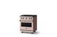 Viking® 5 Series 30" Blush Pro Style Gas (NG) Range with Polished Chrome Trim-2