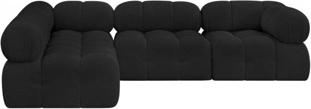 Meridian Furniture Ames 4-Piece Black Modular Sectional-1