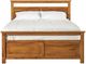Archbold Furniture Customizable Emmerson Queen Panel Bed with 3-Drawer Storage Pedestal-1