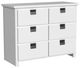 Elements International Cali Kids White Youth Dresser-0