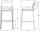 Amisco Customizable Osten Upholstered Low Back Bar Stool-1